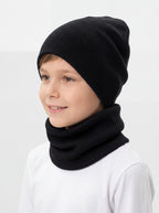 195-Kinder Beanie Mütze Schlauchschal Set-Bild1
