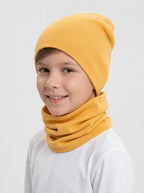 195-Kinder Beanie Mütze Schlauchschal Set-Bild1