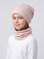 195-Kinder Beanie Mütze Schlauchschal Set-Bild1