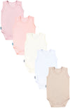 Weiß Ecru Beige Puderrosa Aprikose