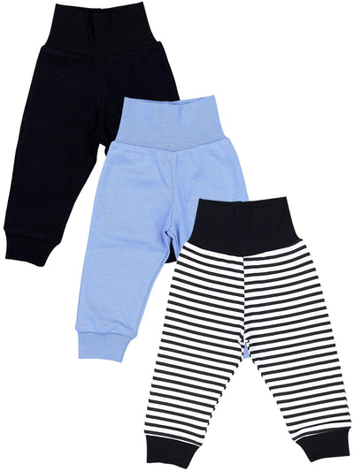 Schwarz/ Blau/ Streifen