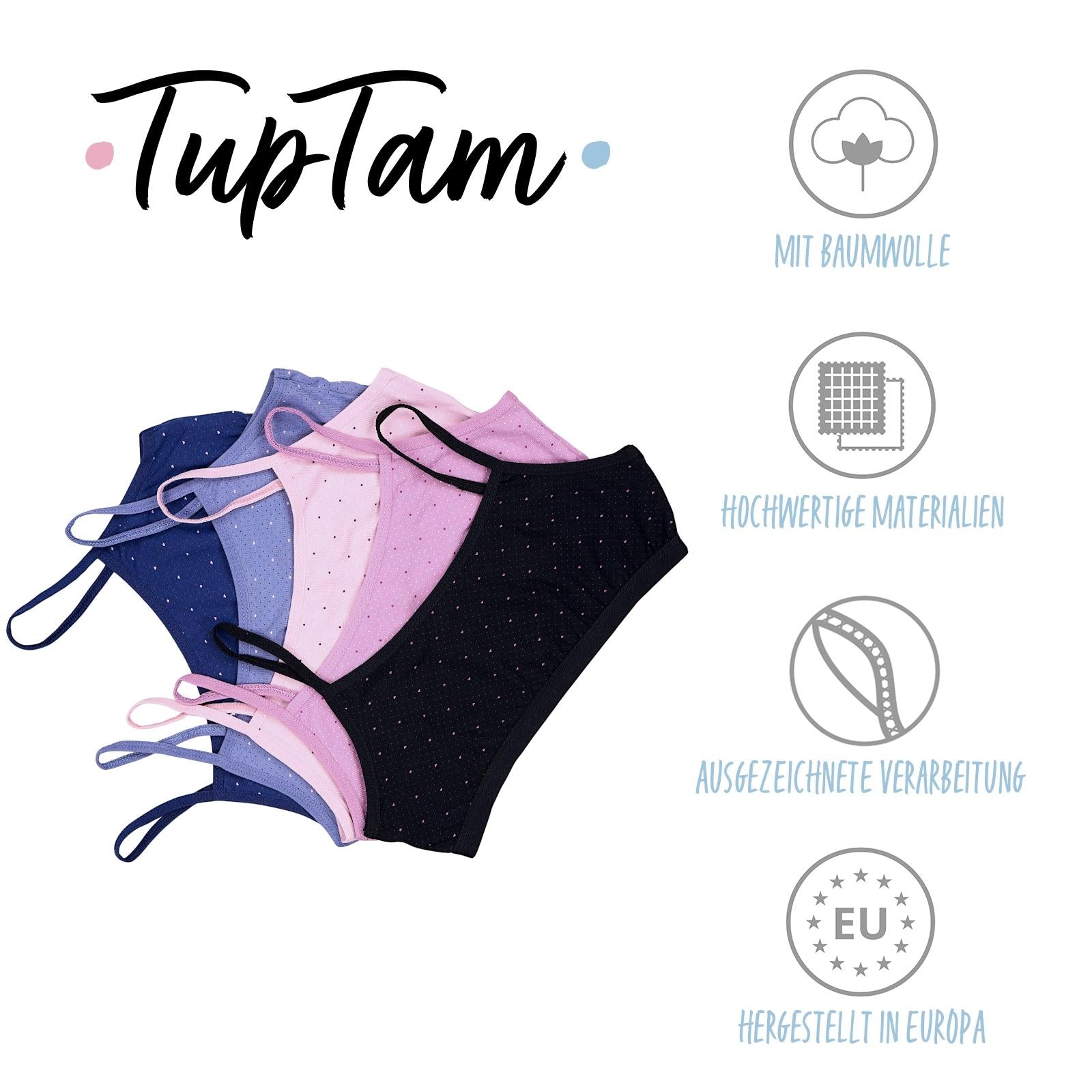 236-Mädchen Bustier - 5er Set-Bild1