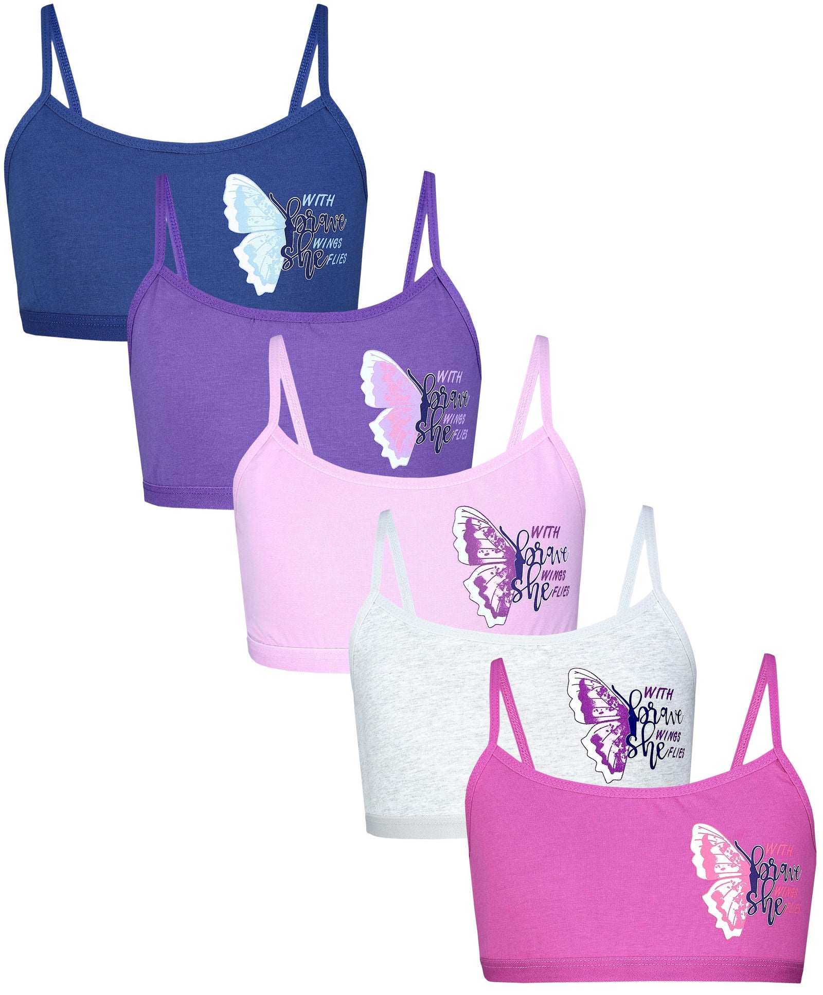 236-Mädchen Bustier - 5er Set-Hauptbild