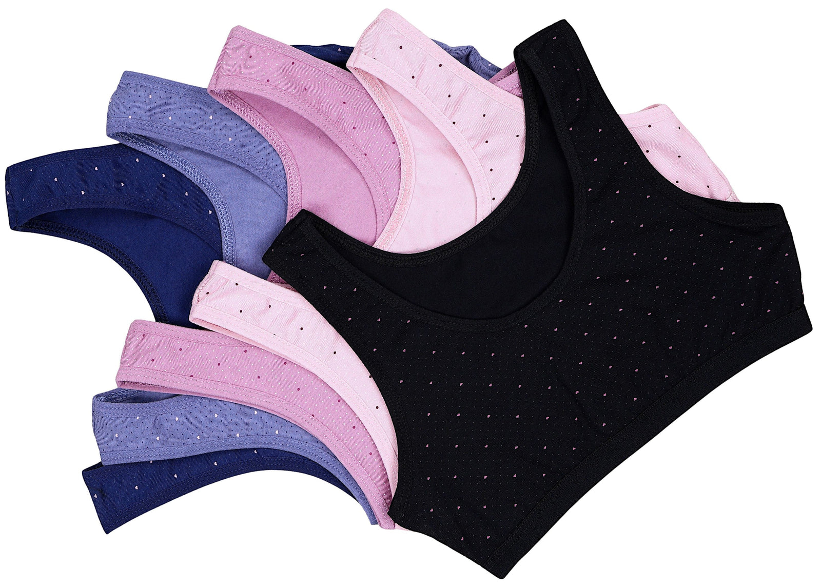 237-Mädchen Bustier breite Träger- 5er Set-Bild5