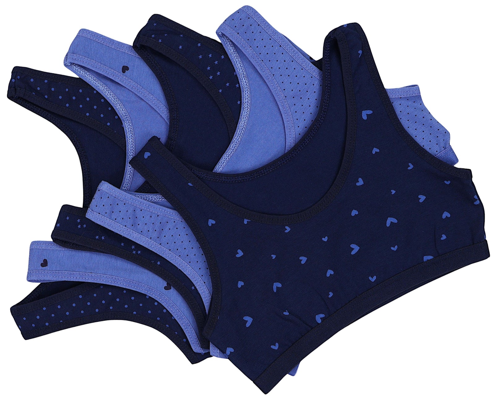 237-Mädchen Bustier breite Träger- 5er Set-Bild5