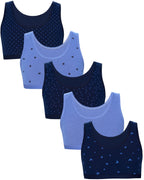 237-Mädchen Bustier breite Träger- 5er Set-Hauptbild