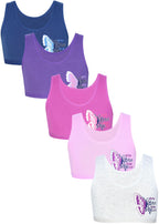 237-Mädchen Bustier breite Träger- 5er Set-Hauptbild