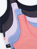 237-Mädchen Bustier breite Träger- 5er Set-Bild3