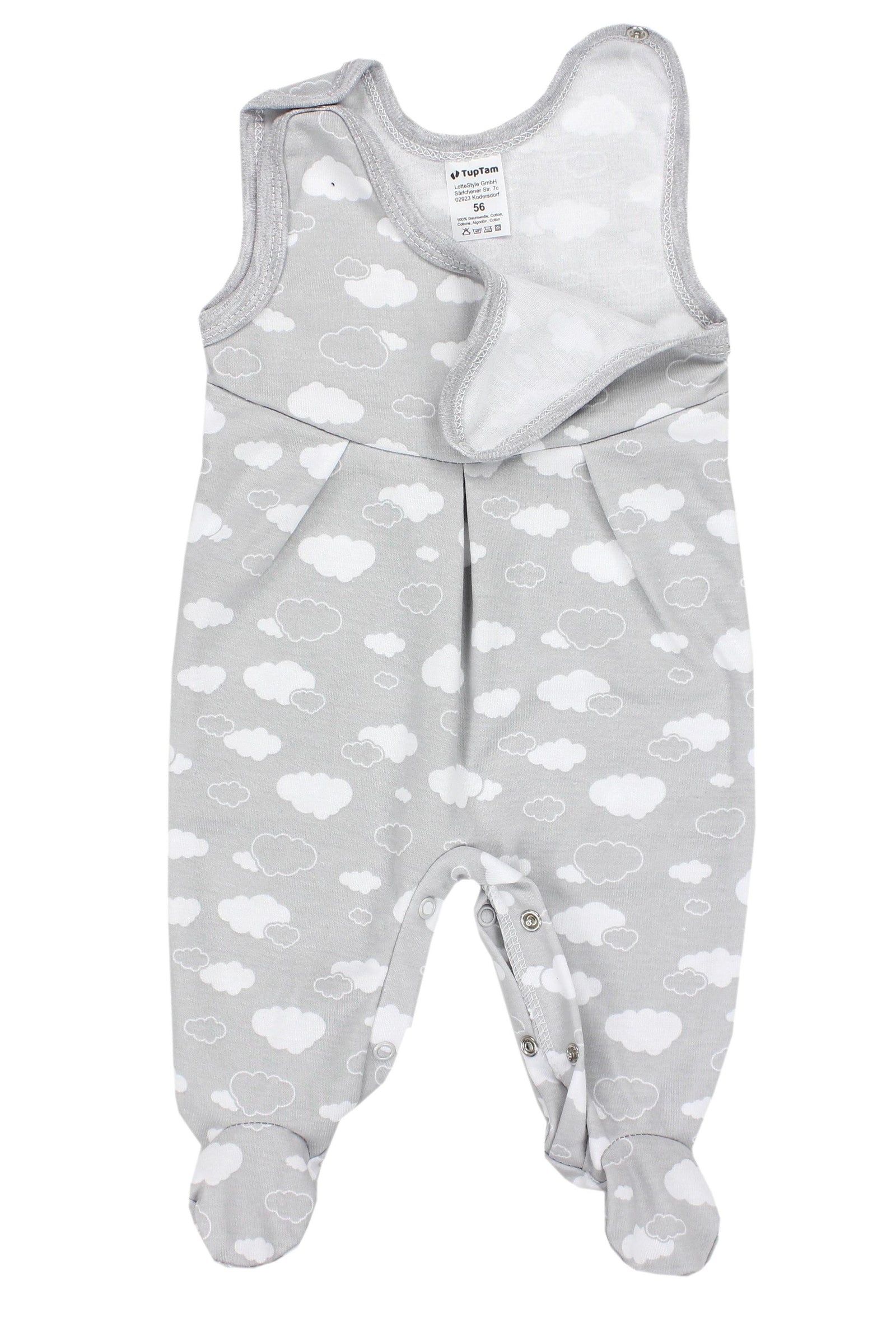 23712_UBA7sXZIrCTnTXh6-Baby Mädchen Strampler mit Fuß 3er Pack-Bild1