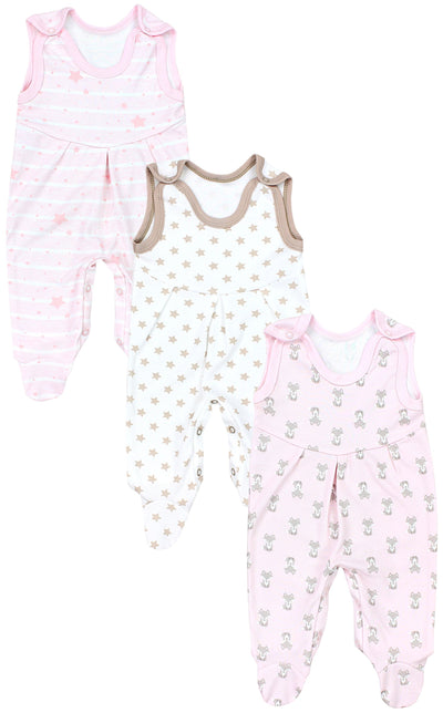 Fuchs Rosa Streifen Sterne Beige