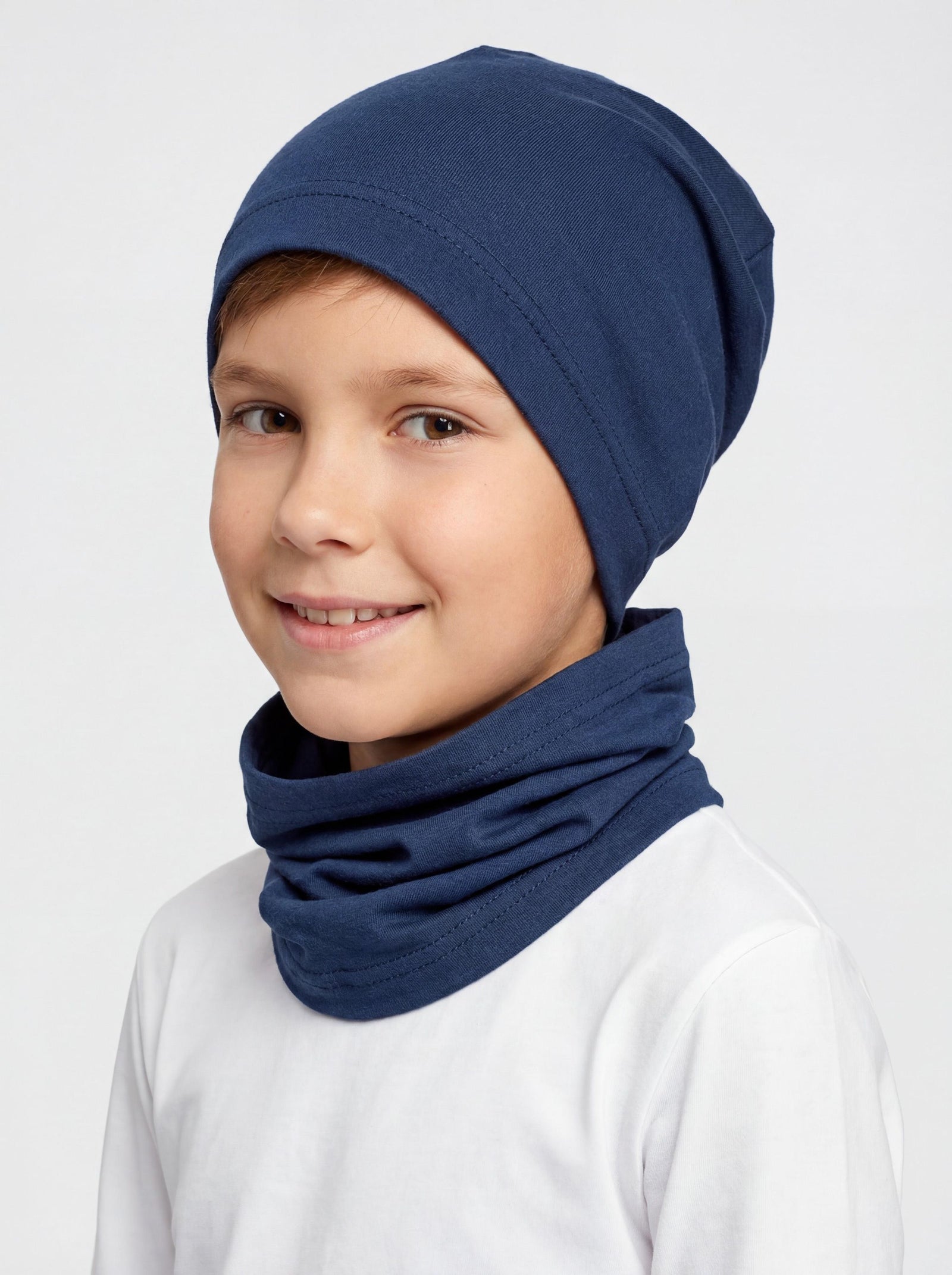 256-Kinder Mütze und Schlauchschal-Bild1