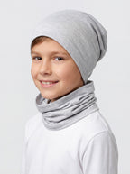 256-Kinder Mütze und Schlauchschal-Bild1