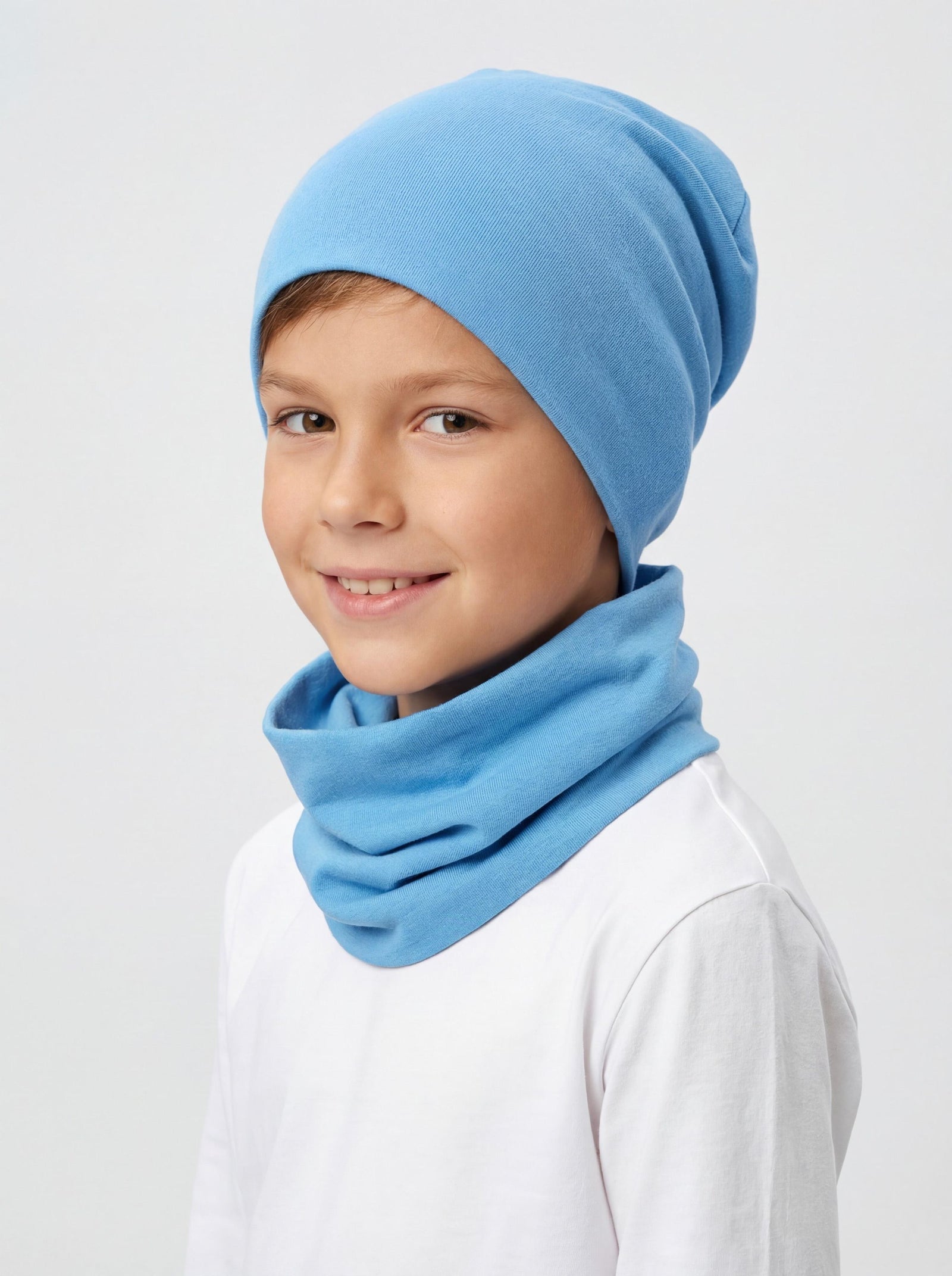 256-Kinder Mütze und Schlauchschal-Bild1