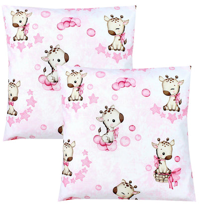 Giraffe/ Punkte/ Rosa
