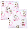 Giraffe/ Punkte/ Rosa
