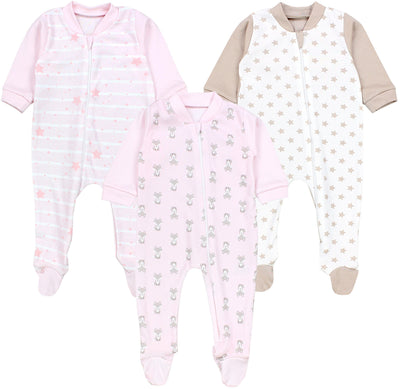 Fuchs Rosa Streifen Sterne Beige