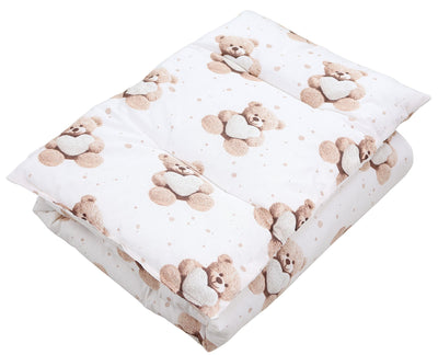 Teddybär mit Herz / Beige