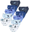 10er Pack Slips Dino Blau Beige Grau