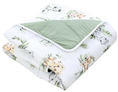 Safari / Löwe / Braun / Blätter / Grün