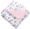 Regenbogen Blau Rosa