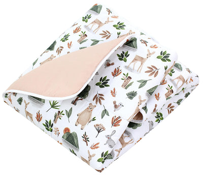 Wald Bär Reh Hase Beige Grün