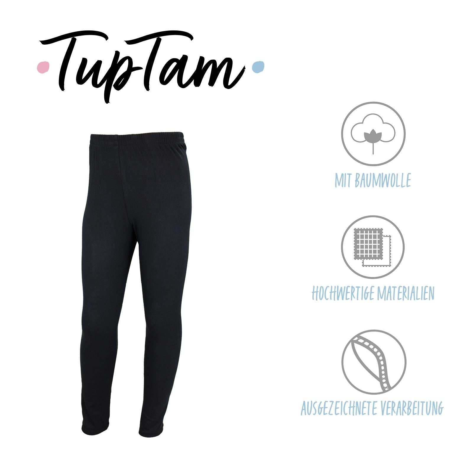 315-Kinder Leggings Unifarbe - 2er Set-Bild1