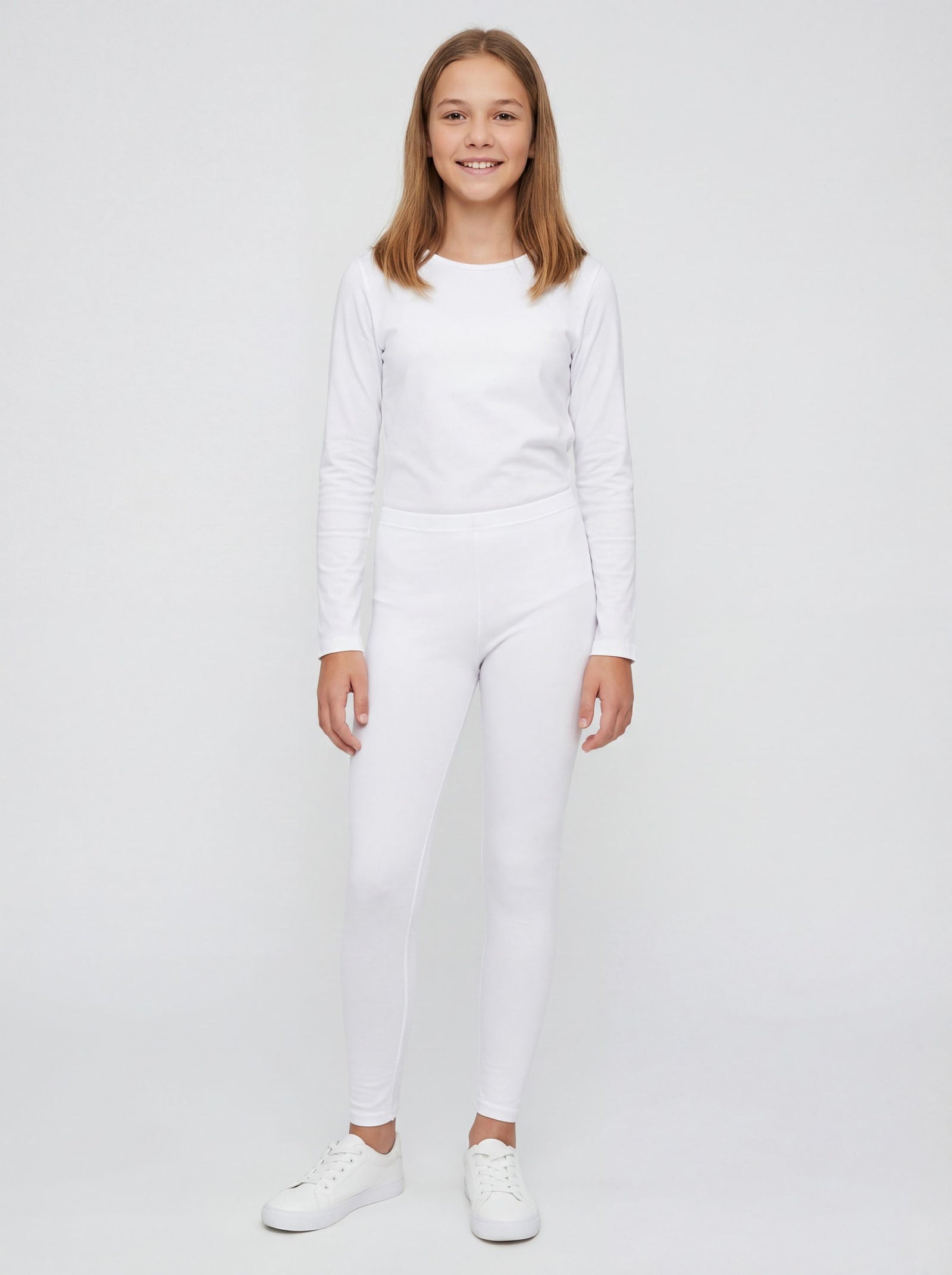 315-Kinder Leggings Unifarbe - 2er Set-Bild2
