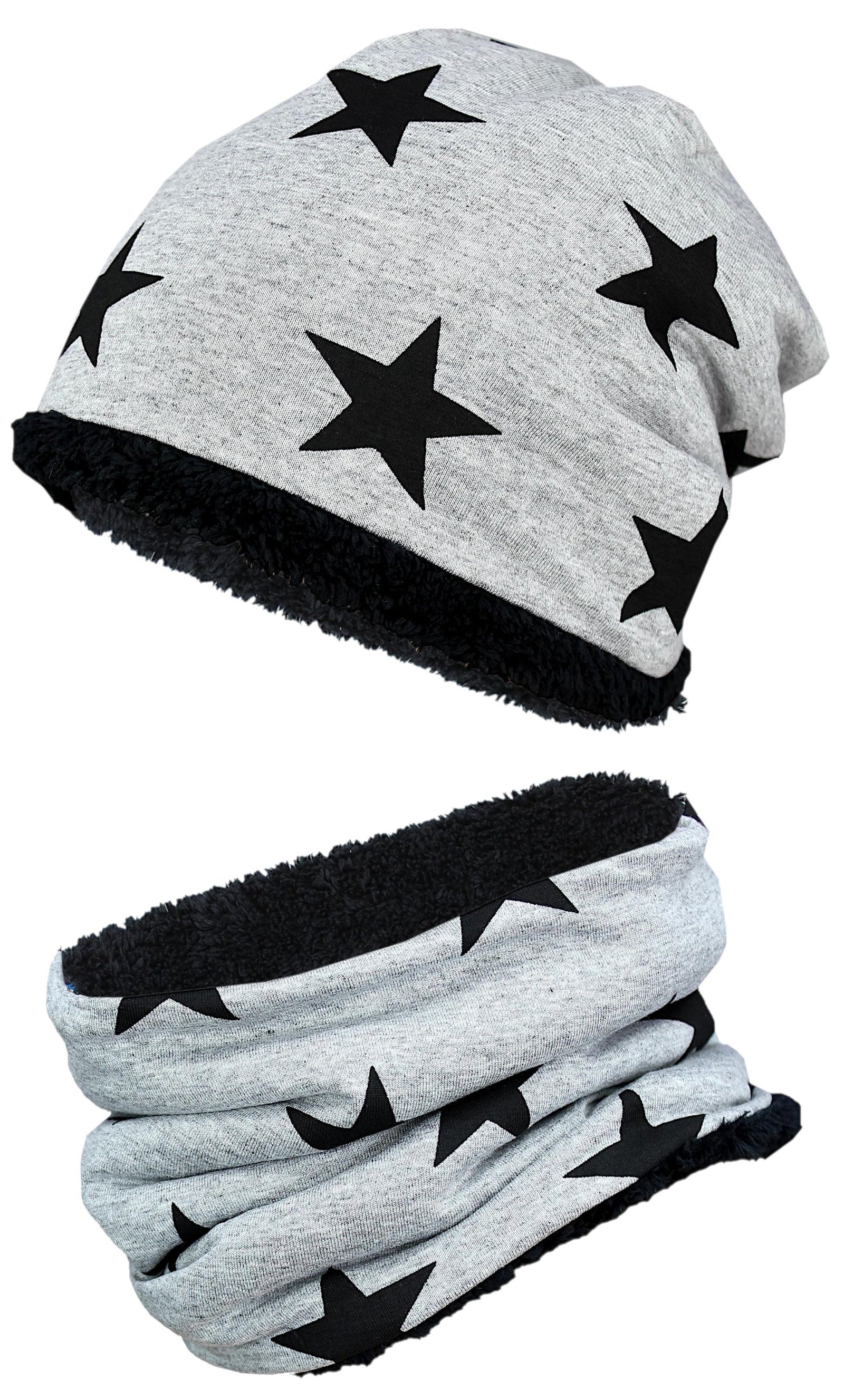 332-Beanie & Schlauchschal Set-Hauptbild