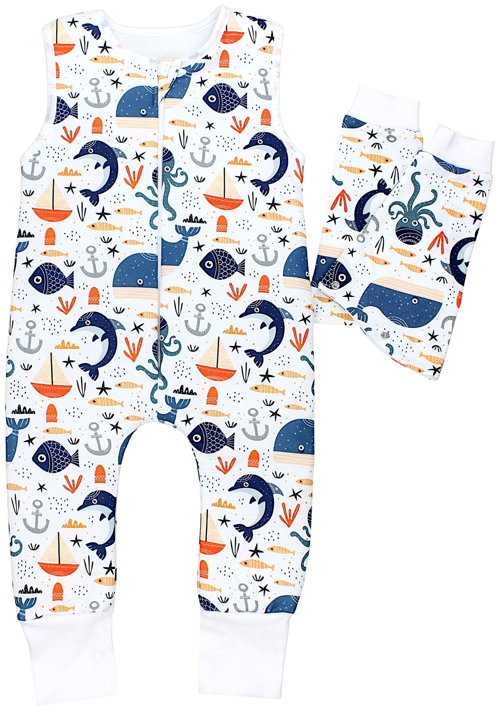 Bio-Schlafsack mit Beinen und Armen 2.5 TOG - TupTam