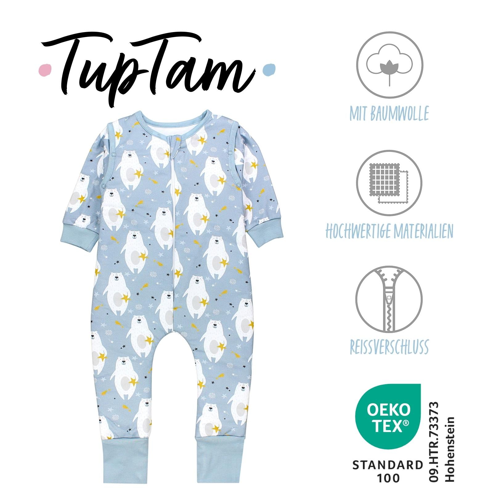 334-Bio-Schlafsack mit Beinen und Armen 2.5 TOG-Bild1