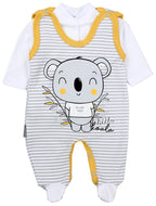 34642_CS4M2kwHG1C4k82O-Baby Unisex Strampler-Set mit Aufdruck Spruch 2-tlg-Hauptbild