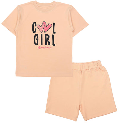 COOL GIRL Aprikose / Tupfen