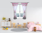 375-Vorhänge/Gardinen mit Schleifen 2er Set-Bild1