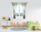 375-Vorhänge/Gardinen mit Schleifen 2er Set-Bild1