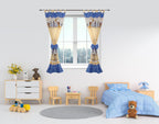 375-Vorhänge/Gardinen mit Schleifen 2er Set-Bild1