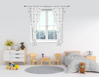 375-Vorhänge/Gardinen mit Schleifen 2er Set-Bild1