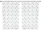 375-Vorhänge/Gardinen mit Schleifen 2er Set-Bild2