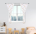 375-Vorhänge/Gardinen mit Schleifen 2er Set-Bild1