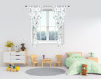 375-Vorhänge/Gardinen mit Schleifen 2er Set-Bild1