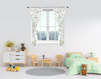375-Vorhänge/Gardinen mit Schleifen 2er Set-Bild1