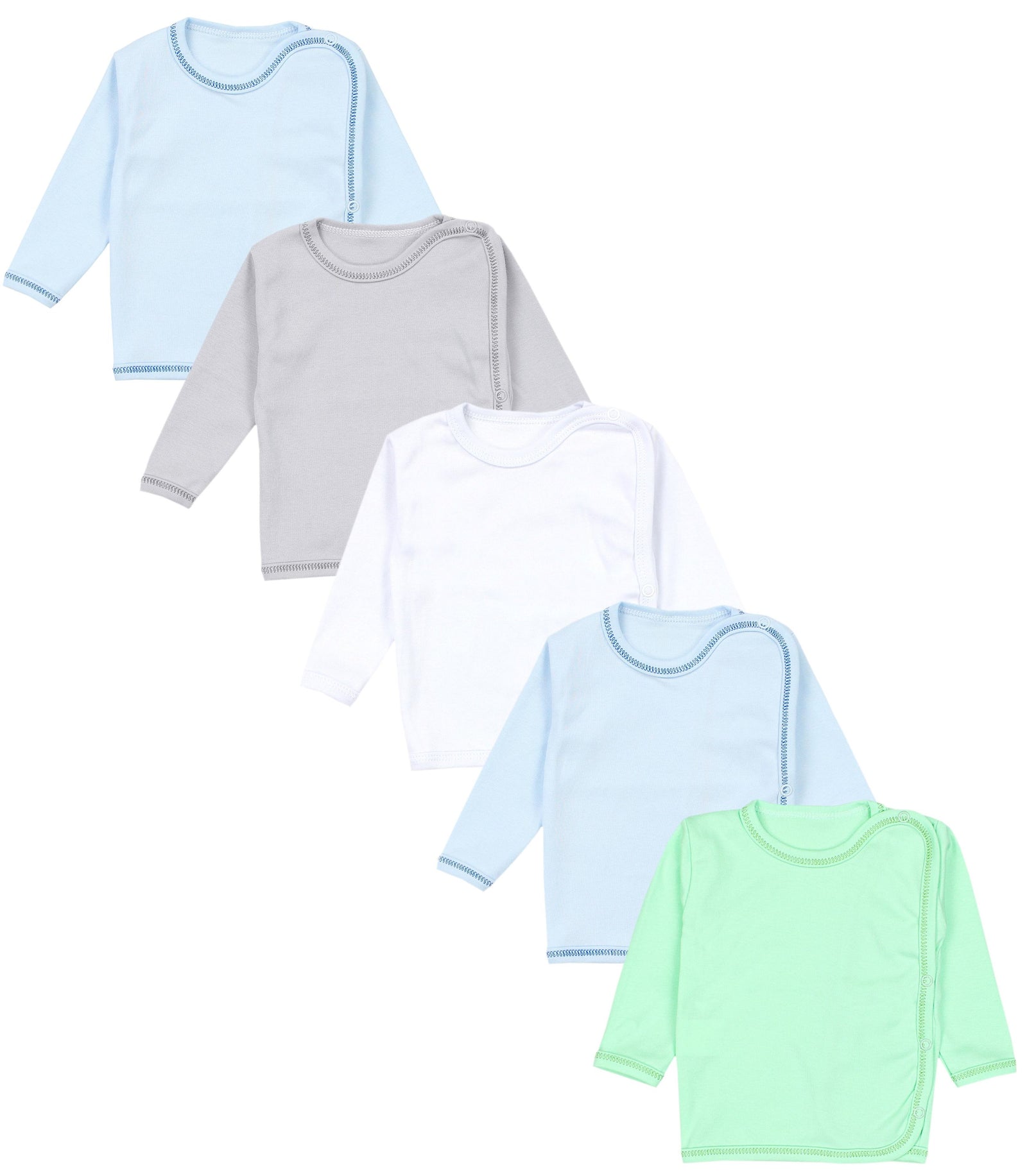 384-Wickelshirt Langarm - 5er Set-Hauptbild