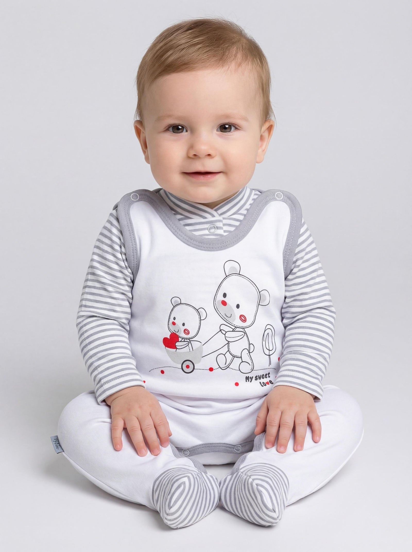 385-Strampler mit Langarmshirt- Set-Bild2