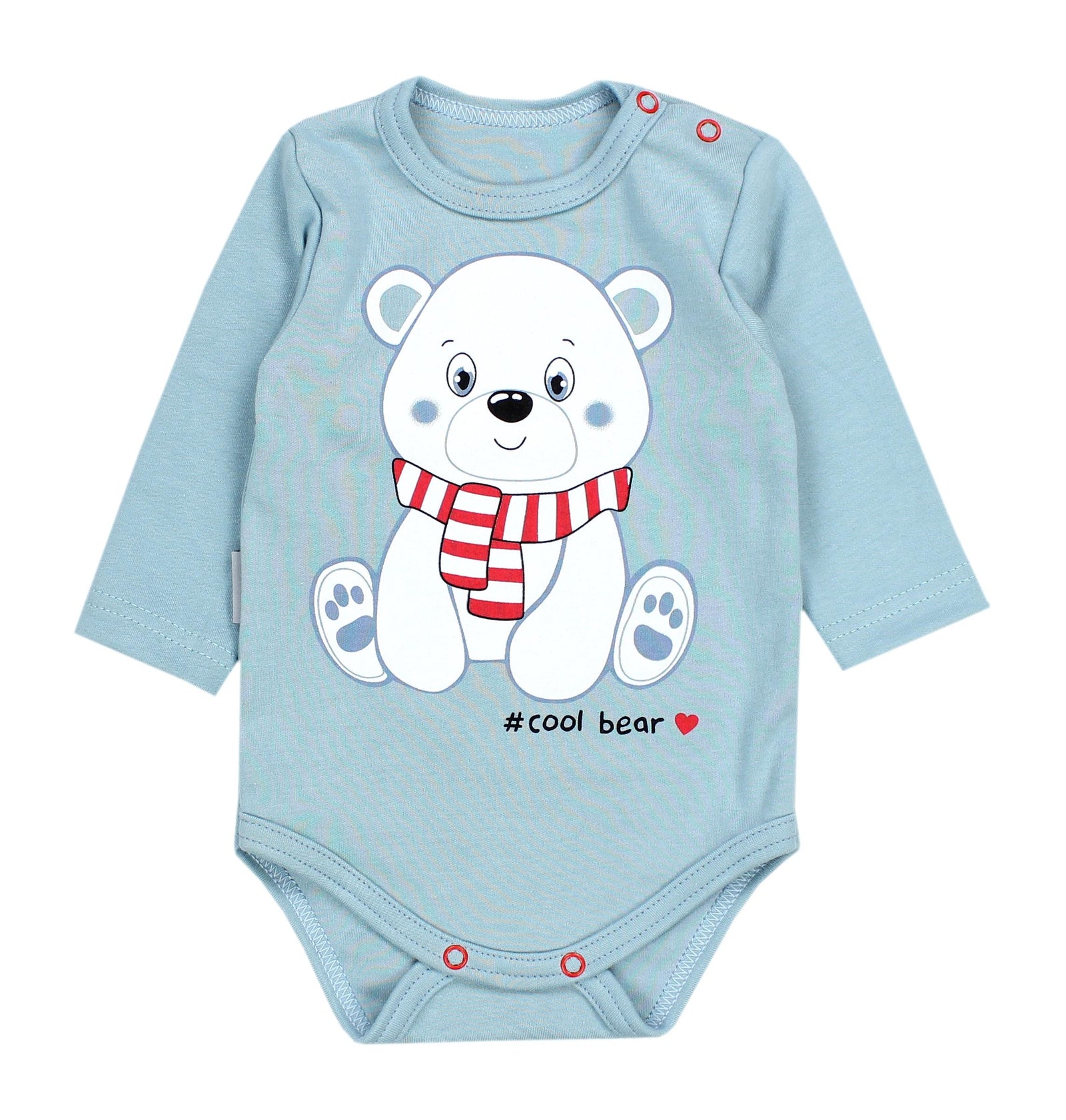 387-Langarm- Body mit Aufdruck - 5er Set-Bild1