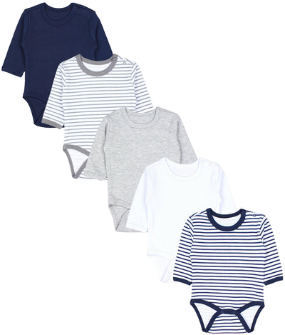 Streifenmix Blau Grau