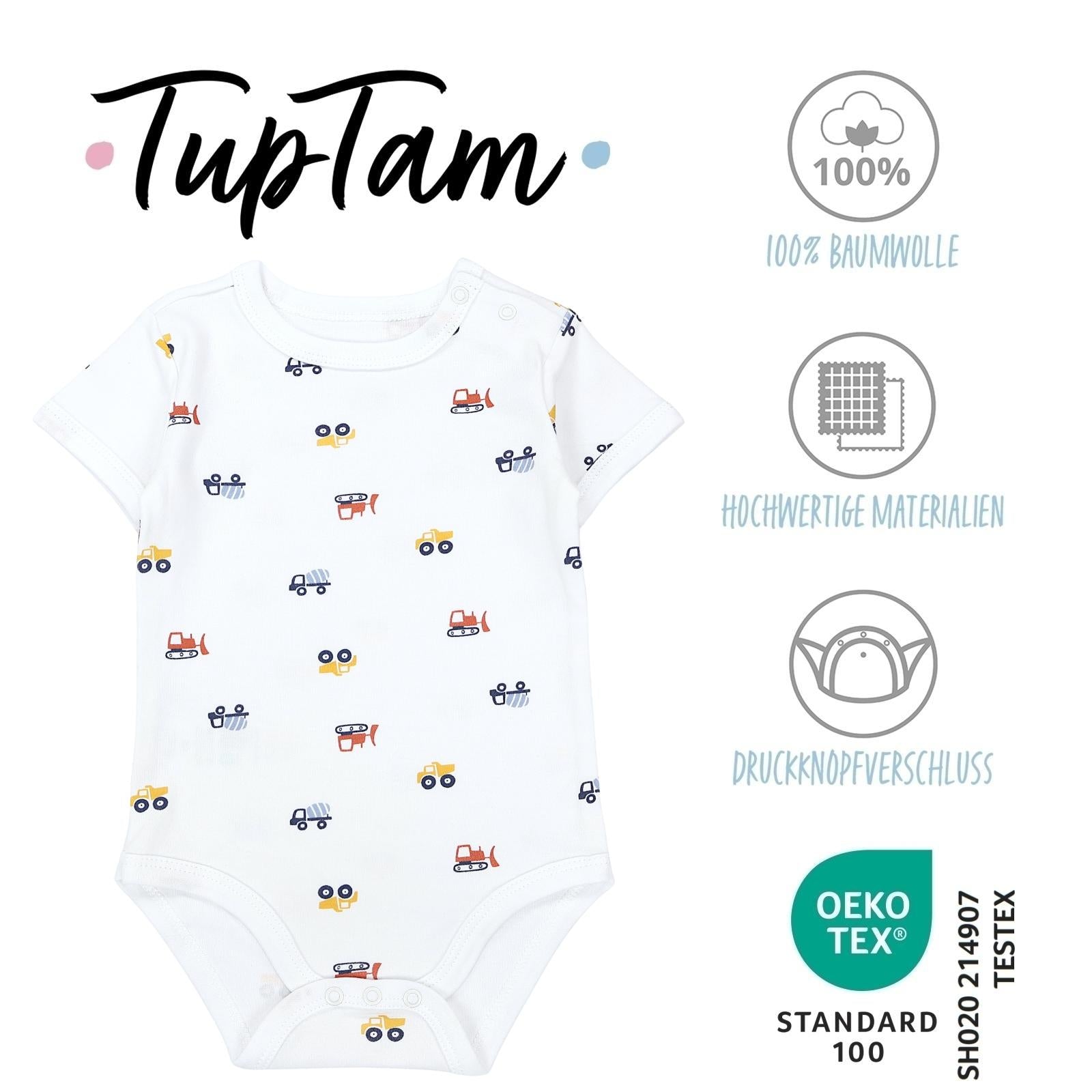 390-Kurzarm- Body mit Aufdruck -5er Set-Bild1