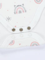 390-Kurzarm- Body mit Aufdruck -5er Set-Bild3