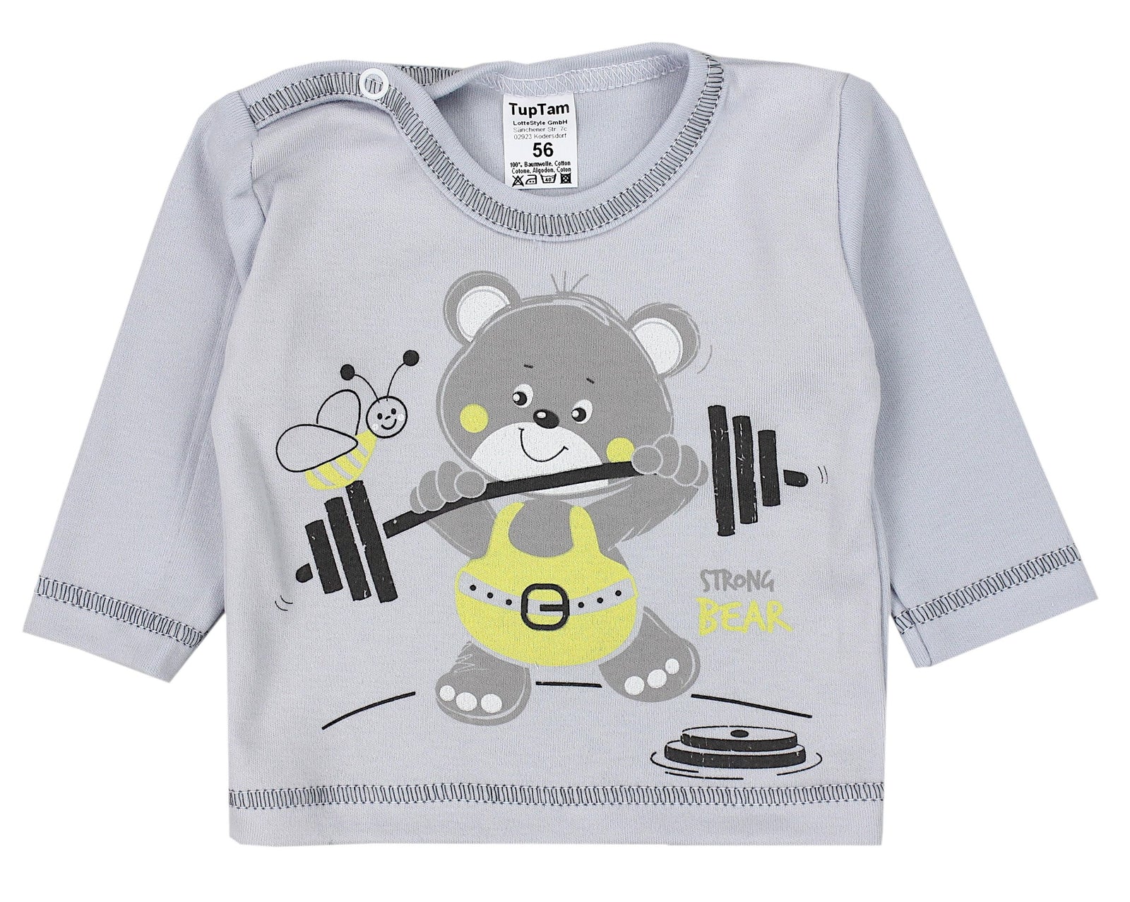 391-Langarmshirt mit print- 3er Set-Bild4