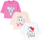 391-Langarmshirt mit print- 3er Set-Hauptbild