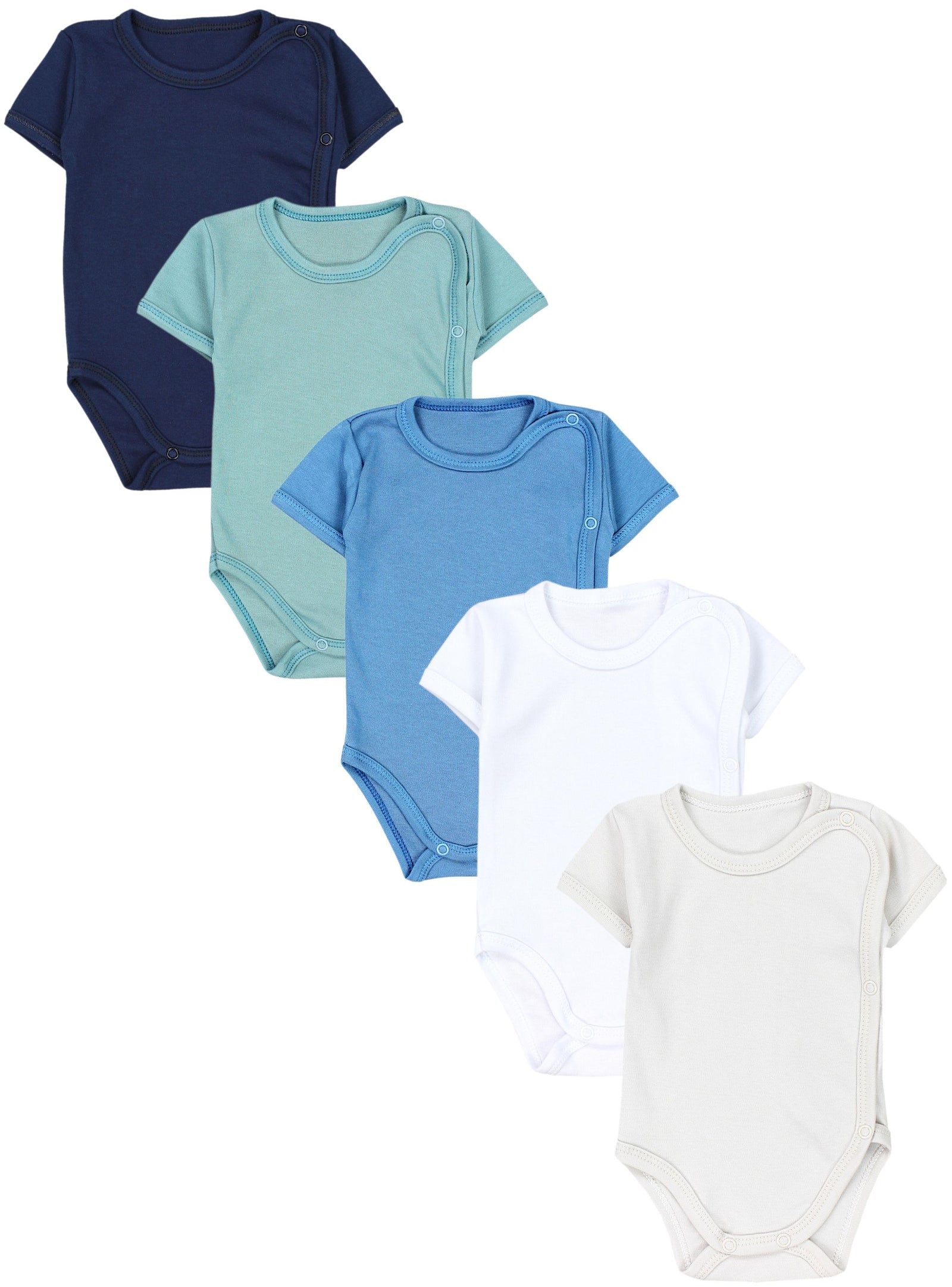 393-Kurzarm Wickelbody- 5er Set-Hauptbild