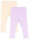 Creme Beige / Lavendel Lila